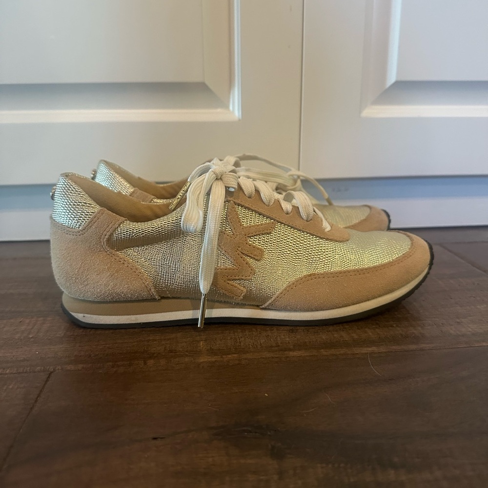 Michael Kors Gold Sneakers
